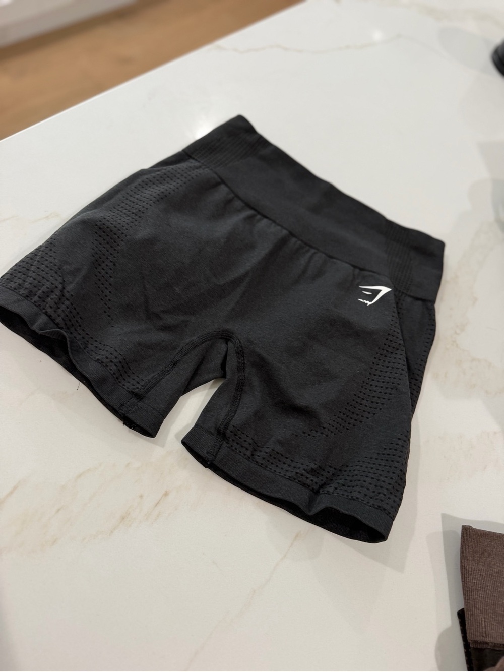 Gymshark Black Seamless High-Rise Bike Shorts